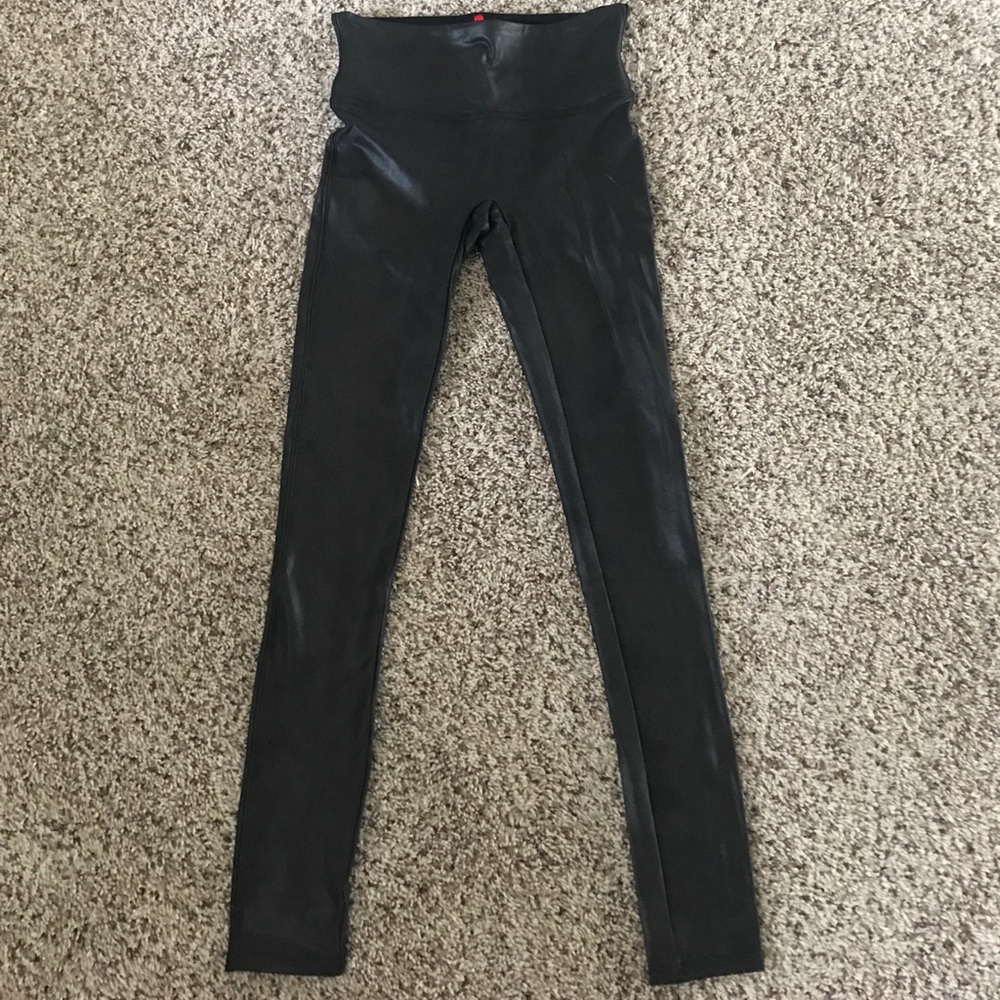 SPANX faux leather leggings